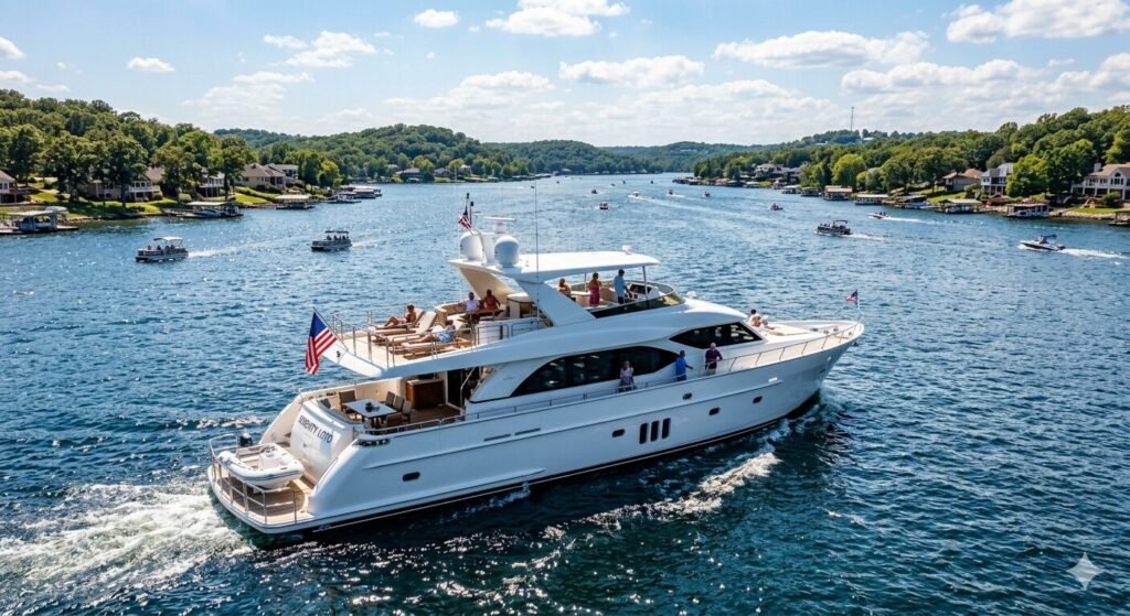 How many hours to rent a yacht at Lake of the Ozarks Missouri