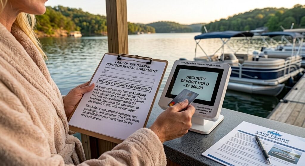 Luxury private yacht available for charter rental at Lake of the Ozarks Missouri