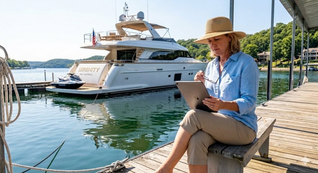 Understanding cancellation policy for luxury yacht charter at Lake Ozark