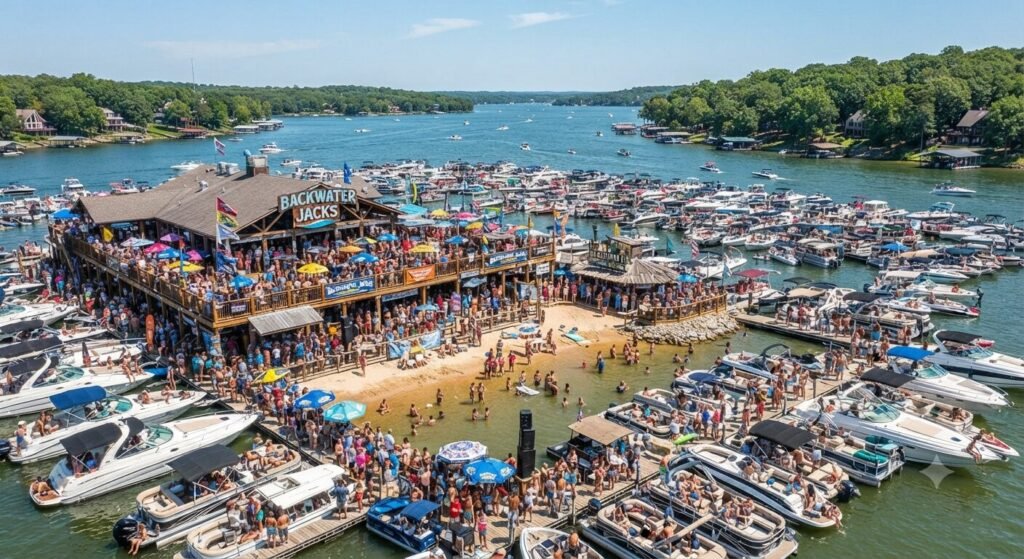 Backwater Jacks bachelorette party bar Lake Ozark