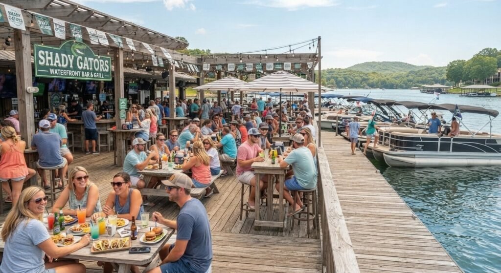 Shady Gators bachelor party bar Lake of the Ozarks