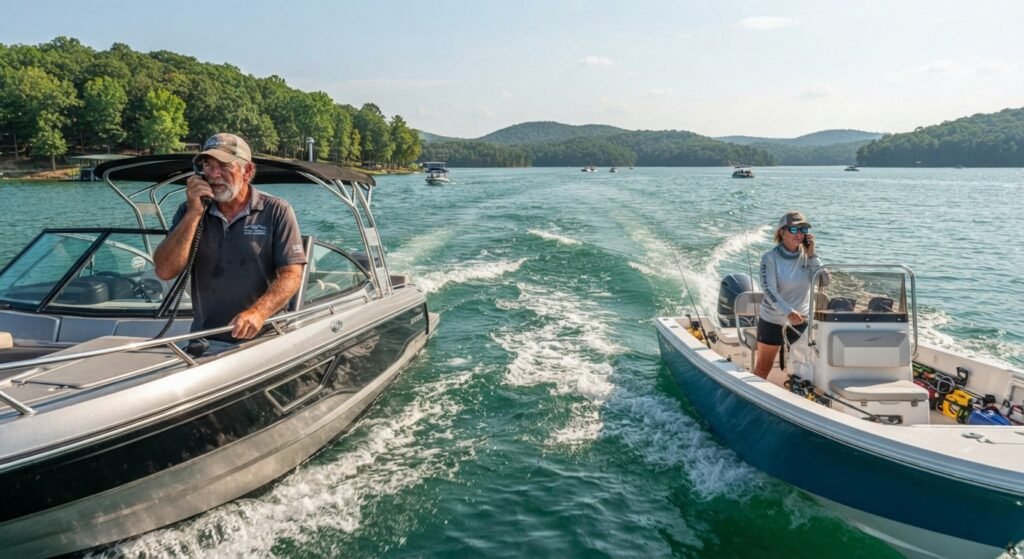 captain communication multi boat charter Lake Ozark