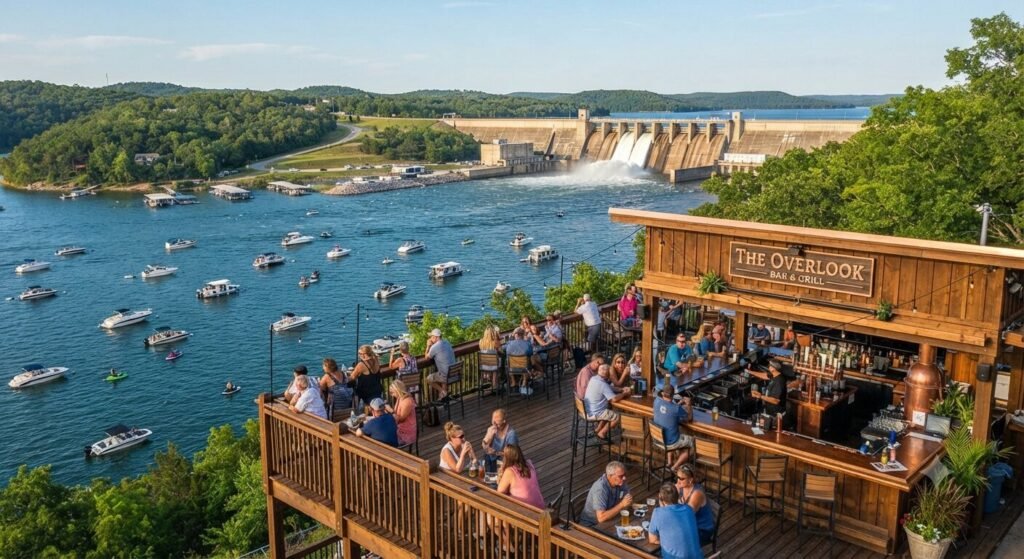 waterfront bar near Bagnell Dam Lake Ozark