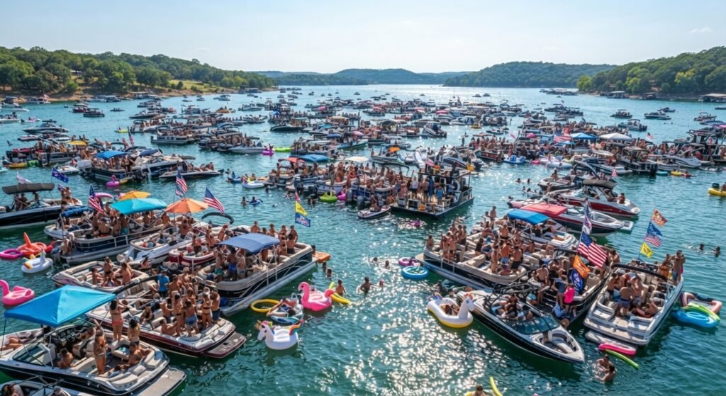 Party Cove music atmosphere Lake of the Ozarks