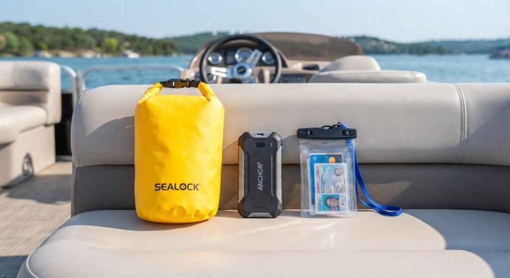 dry bag safety items cove out packing Lake of the Ozarks
