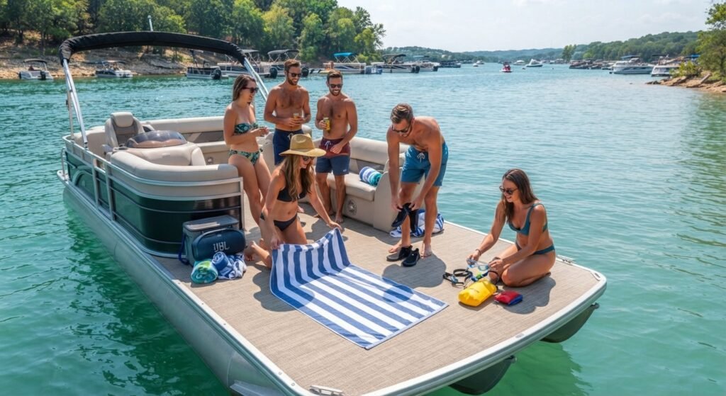 swim gear comfort items cove out Lake of the Ozarks